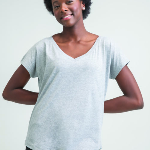 Women's Loose Fit V Neck T-Shirt